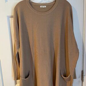 Tea N Rose Oversized Pocket Sweater